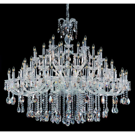 A large image of the Allegri 10234 Chrome with Firenze Mix Crystals