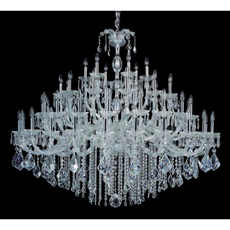 A large image of the Allegri 10239 Chrome with Firenze Mix Crystals