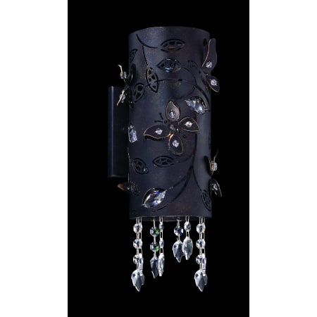A large image of the Allegri 10271 Sienna Bronze with Clear Swarovski Crystals