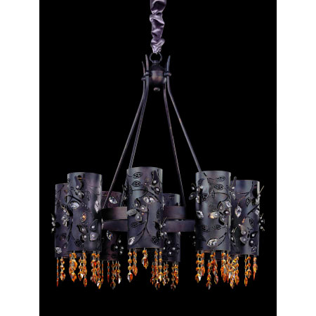 A large image of the Allegri 10279 Sienna Bronze with Topaz Swarovski Crystals