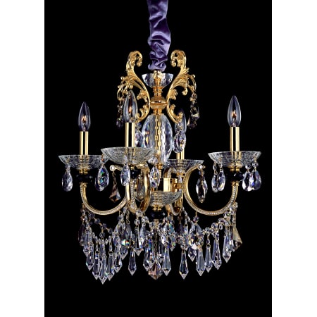 A large image of the Allegri 10438 Chrome with Clear Swarovski Elements Crystals