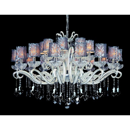 A large image of the Allegri 10629 Two-Tone Silver / Smoke Fleet Argentine Crystals