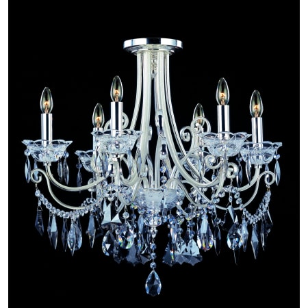 A large image of the Allegri 10887 Two-Tone Silver with Firenze Mix Crystals
