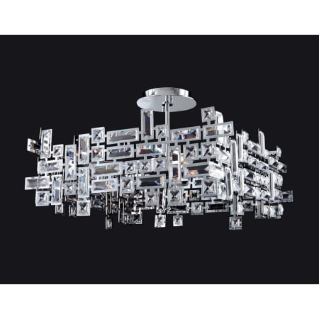 A large image of the Allegri 11196 Chrome / Clear Swarovski Elements