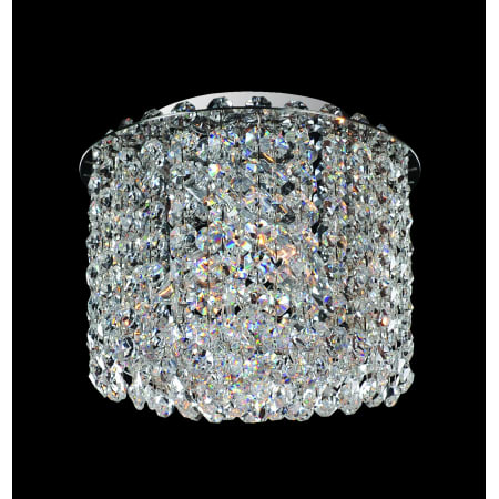 A large image of the Allegri 11662 Chrome with Clear Crystals