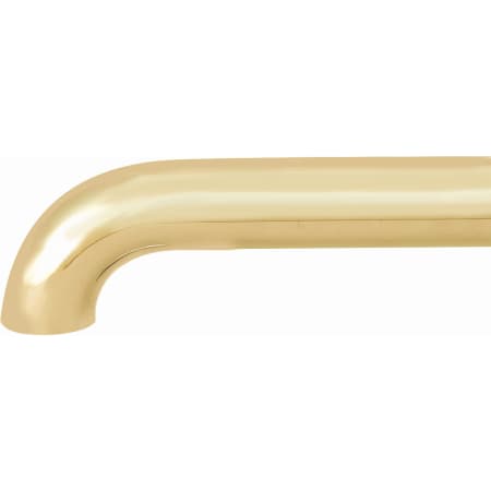 A large image of the Alno A0012 Polished Brass