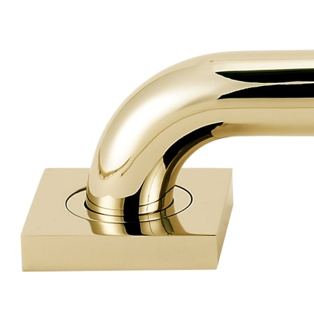 A large image of the Alno A8424 Unlacquered Brass