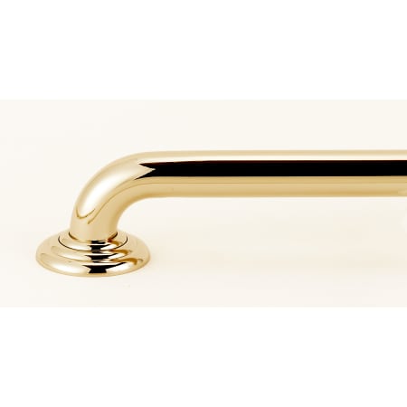 A large image of the Alno A9024 Polished Brass