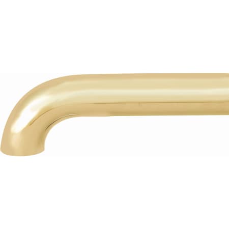 A large image of the Alno A0018 Polished Brass