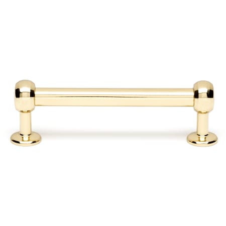 Alno A1175 35 Pb Nl Unlacquered Brass Pulls 3 1 2 Inch Center To