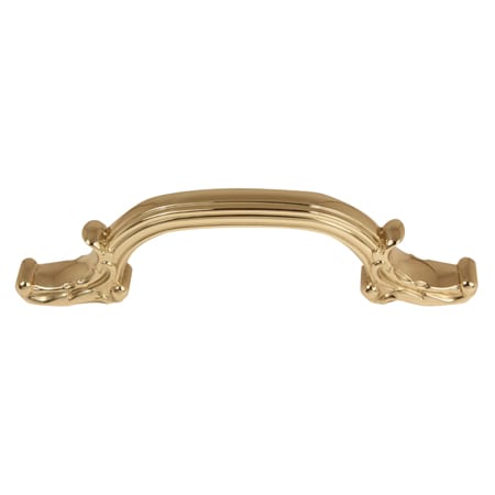 A large image of the Alno A3650-4 Polished Brass