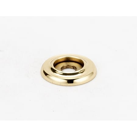 A large image of the Alno A615-1 Polished Brass
