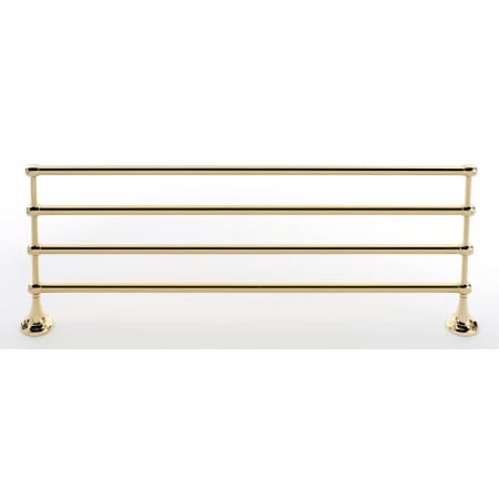 A large image of the Alno A6626-24 Polished Brass