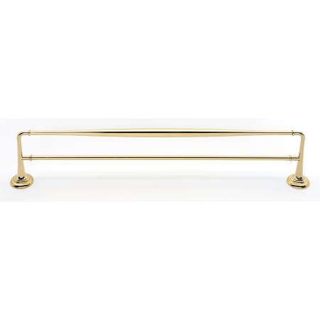 A large image of the Alno A6725-24 Unlacquered Brass