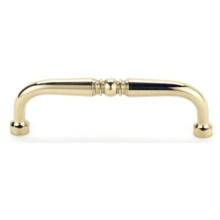 A large image of the Alno A702-4 Polished Brass