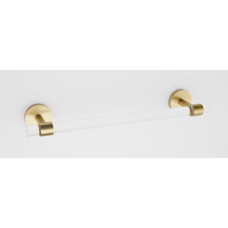 A large image of the Alno A7220-18 Satin Brass