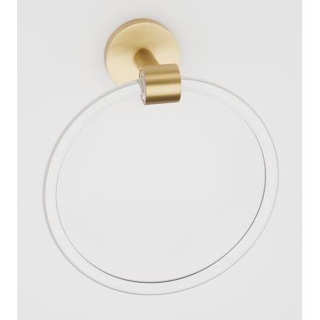 A large image of the Alno A7240 Satin Brass