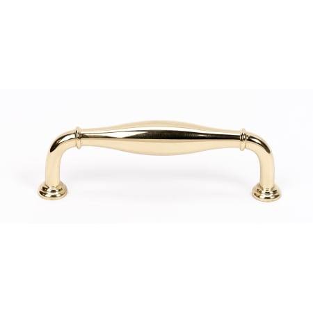 A large image of the Alno A726-3 Polished Brass