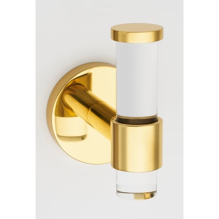 A large image of the Alno A7281 Polished Brass