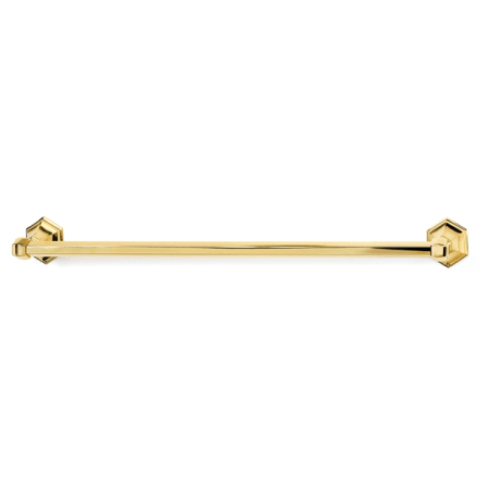 A large image of the Alno A7720-24 Polished Brass