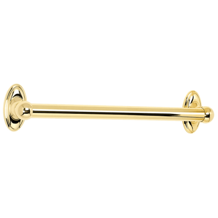 A large image of the Alno A8023-18 Polished Brass