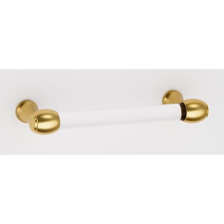 A large image of the Alno A870-4 Polished Brass