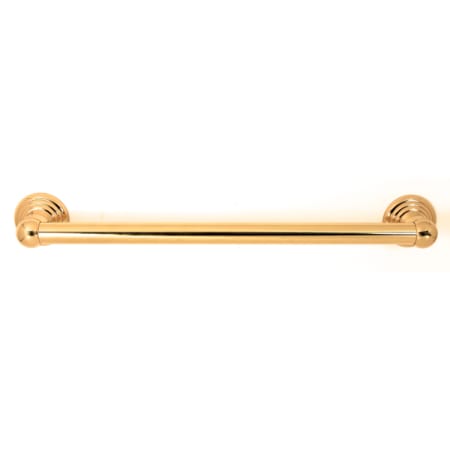 A large image of the Alno A9020-18 Unlacquered Brass