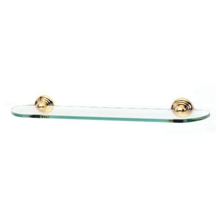 A large image of the Alno A9050-24 Polished Brass