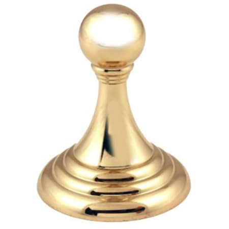 A large image of the Alno A9075 Polished Brass