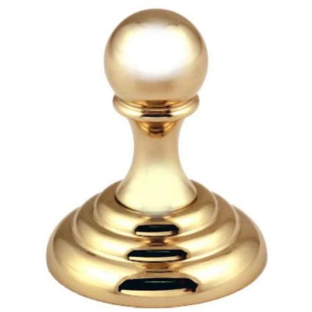 A large image of the Alno A9081 Polished Brass