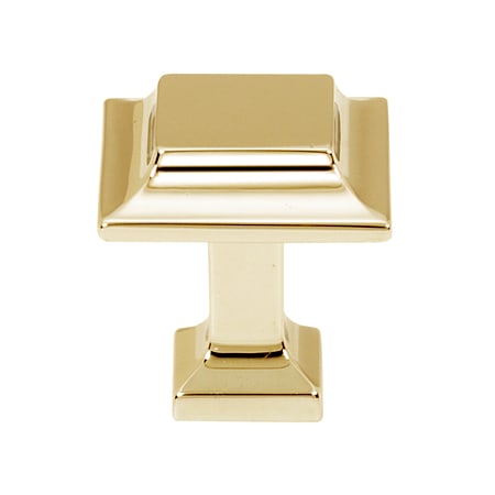 A large image of the Alno A950-1 Polished Brass