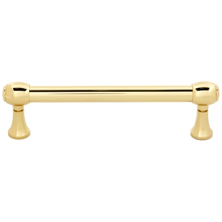 A large image of the Alno A980-4 Polished Brass
