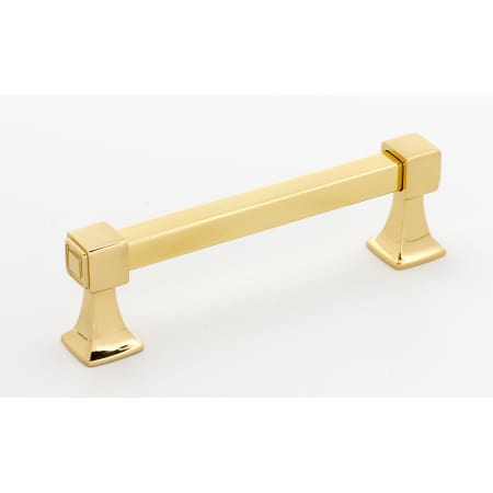 A large image of the Alno A985-4 Polished Brass