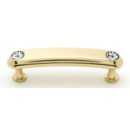 A large image of the Alno C211-3 Polished Brass