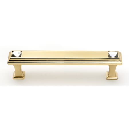 A large image of the Alno C213-4 Polished Brass