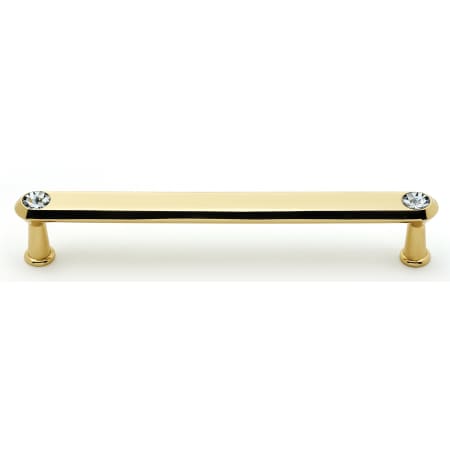 A large image of the Alno C214-6 Polished Brass