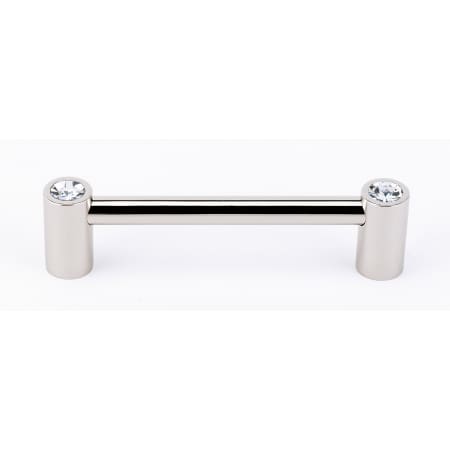 A large image of the Alno C715-4 Polished Nickel