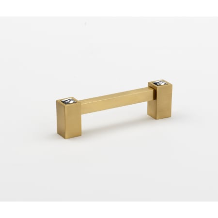 A large image of the Alno C718-4 Satin Brass
