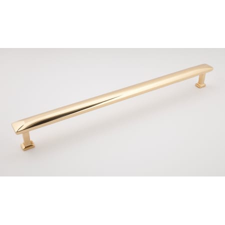 A large image of the Alno D252-18 Polished Brass