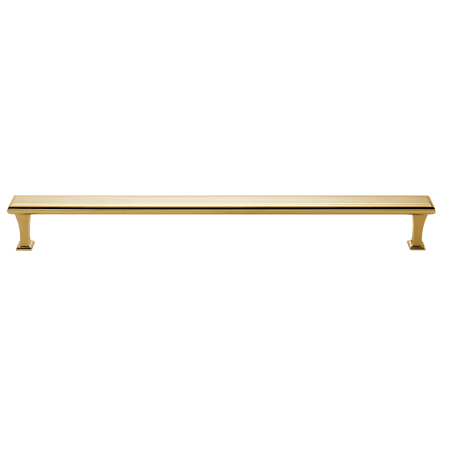 A large image of the Alno D310-18 Polished Brass