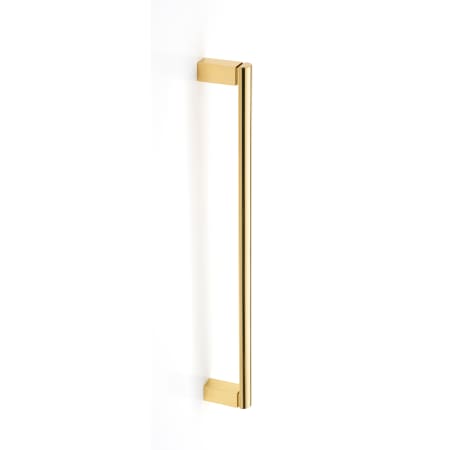 A large image of the Alno D430-12 Polished Brass