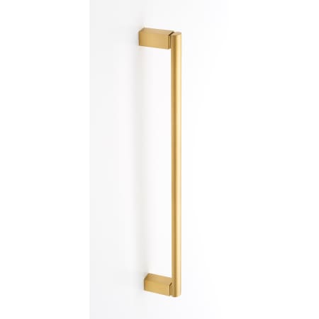 A large image of the Alno D430-12 Satin Brass
