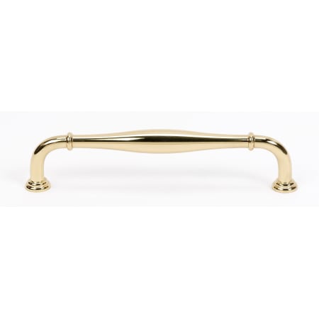 A large image of the Alno D726-10 Polished Brass