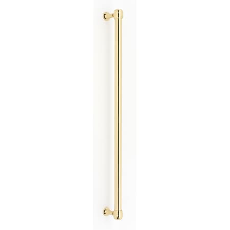 A large image of the Alno D980-18 Polished Brass