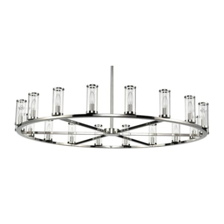 A large image of the Alora Lighting CH309018CG Polished Nickel