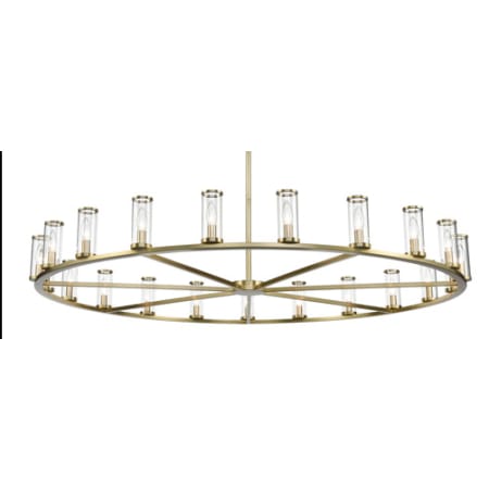 A large image of the Alora Lighting CH309021CG Natural Brass