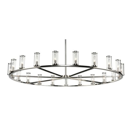 A large image of the Alora Lighting CH309021CG Polished Nickel