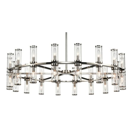 A large image of the Alora Lighting CH309036CG Polished Nickel