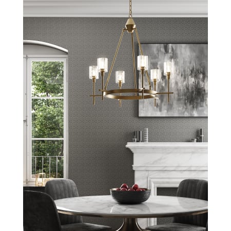 A large image of the Alora Lighting CH314306RC Alternate Image