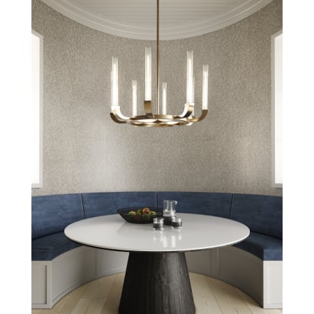 A large image of the Alora Lighting CH316708CR Alternate Image